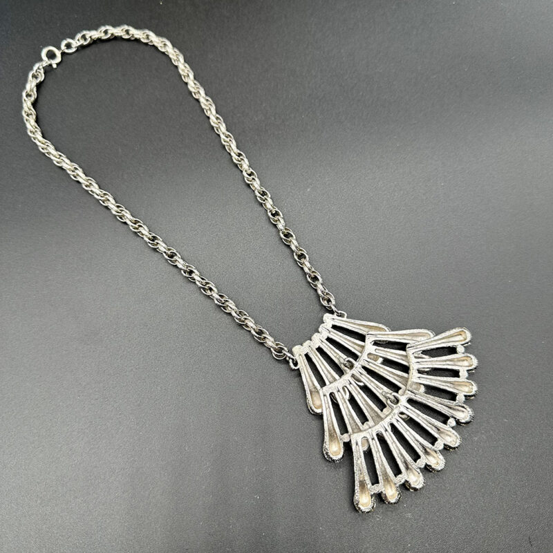 Napier Pipes of Pan silver-tone necklace